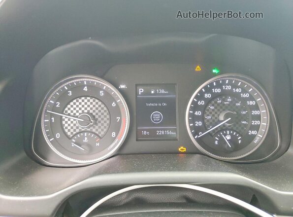 KMHD84LF5KU861604 2019 HYUNDAI ELANTRA Silver Instrument cluster view