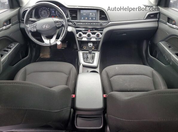 KMHD84LF5KU861604 2019 HYUNDAI ELANTRA Silver Dashboard view