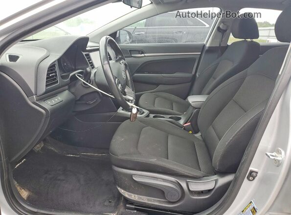 KMHD84LF5KU861604 2019 HYUNDAI ELANTRA Silver Front interior view