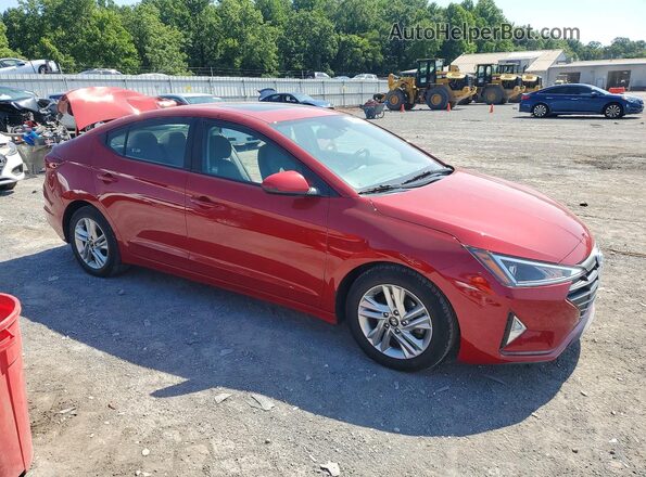 KMHD84LF5KU862851 2019 HYUNDAI ELANTRA Red Front right