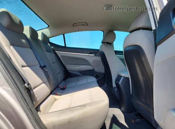 KMHD84LF5LU014664 2020 HYUNDAI ELANTRA Gray უკანა სავარძლების ხედი
