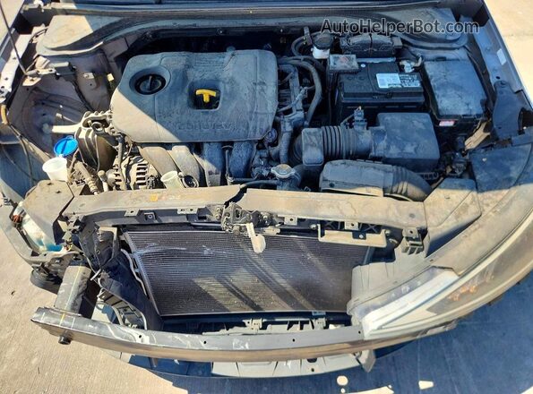 KMHD84LF5LU014664 2020 HYUNDAI ELANTRA Gray უკანა სალონის ხედი