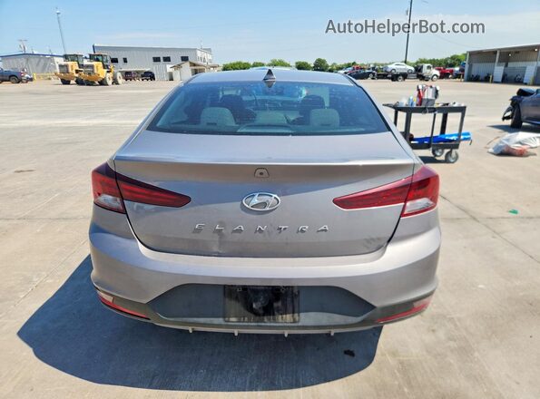 KMHD84LF5LU014664 2020 HYUNDAI ELANTRA Gray უკანა ხედი