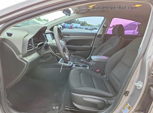 KMHD84LF5LU075304 2020 HYUNDAI ELANTRA Серый Вид салона спереди
