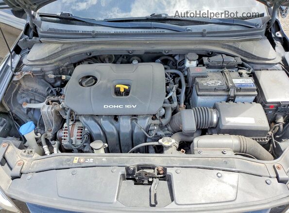 KMHD84LF6HU064738 2017 HYUNDAI ELANTRA Черный Вид задней части салона