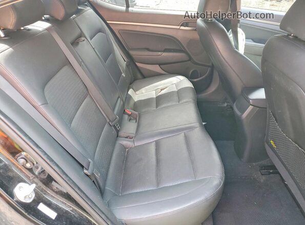 KMHD84LF6HU064738 2017 HYUNDAI ELANTRA Черный Вид задних сидений