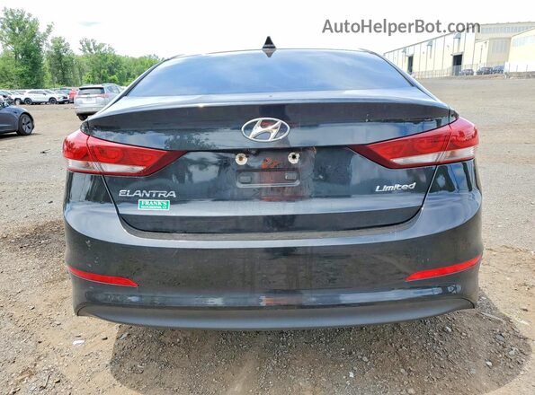 KMHD84LF6HU064738 2017 HYUNDAI ELANTRA Черный Вид сзади