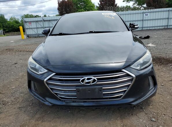 KMHD84LF6HU064738 2017 HYUNDAI ELANTRA Черный Вид спереди