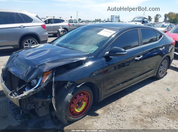 KMHD84LF6HU073956 2017 HYUNDAI ELANTRA Black Przód lewy