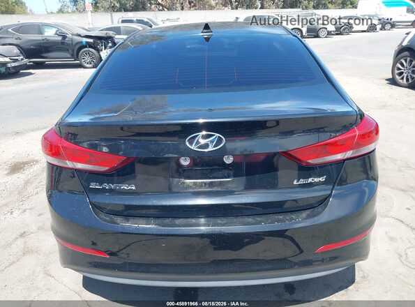 KMHD84LF6HU073956 2017 HYUNDAI ELANTRA Black 