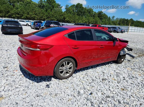 KMHD84LF6HU074251 2017 HYUNDAI ELANTRA Красный Задняя правая четверть