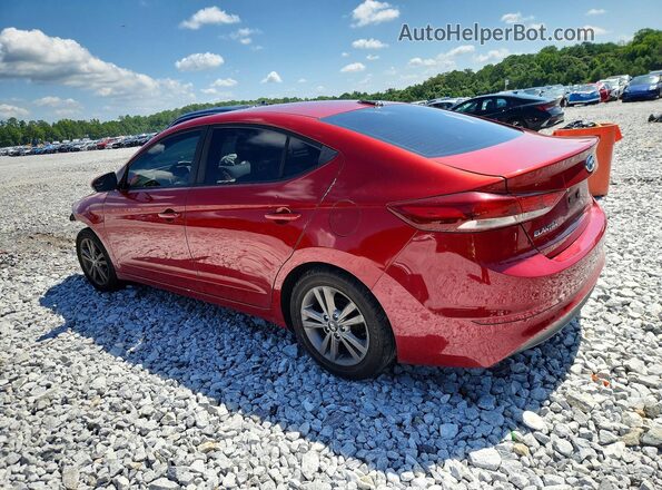 KMHD84LF6HU074251 2017 HYUNDAI ELANTRA Красный Задняя левая четверть