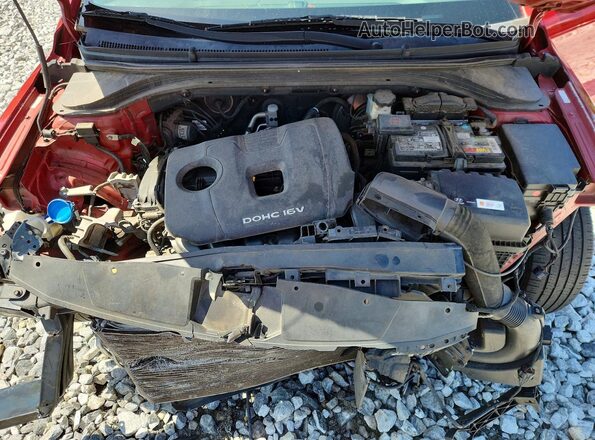 KMHD84LF6HU074251 2017 HYUNDAI ELANTRA Красный Вид задней части салона