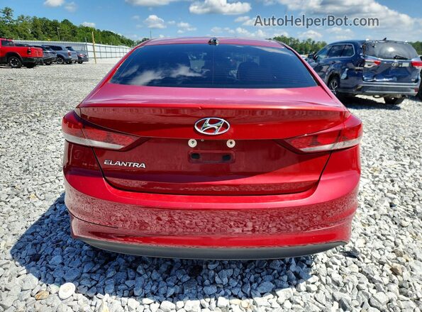 KMHD84LF6HU074251 2017 HYUNDAI ELANTRA Красный Вид сзади