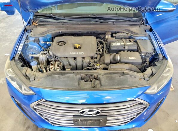 KMHD84LF6HU074962 2017 HYUNDAI ELANTRA Blue 