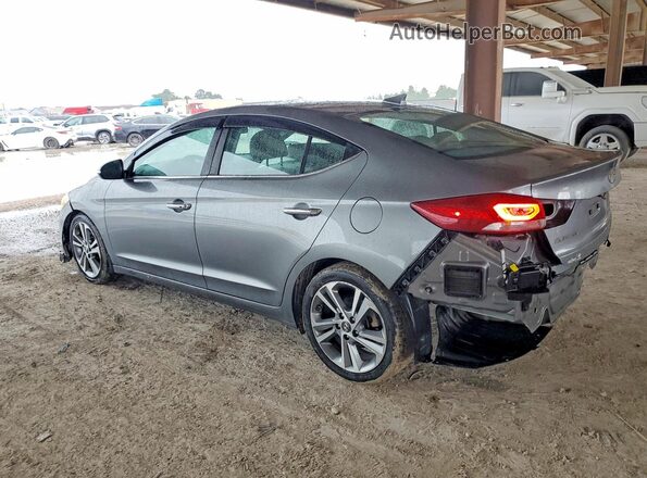 KMHD84LF6HU128017 2017 HYUNDAI ELANTRA Gray უკანა მარცხენა