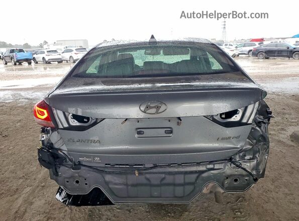 KMHD84LF6HU128017 2017 HYUNDAI ELANTRA Gray უკანა ხედი