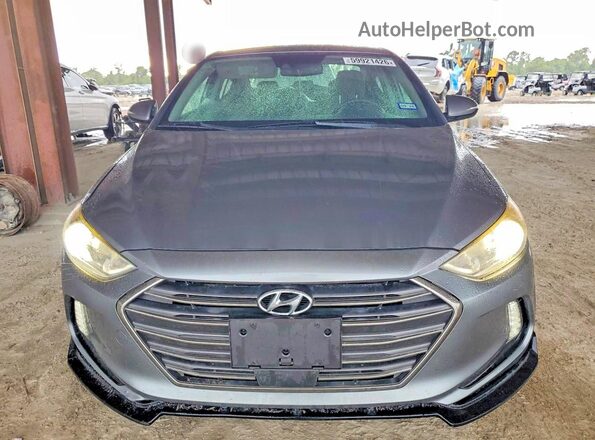 KMHD84LF6HU128017 2017 HYUNDAI ELANTRA Gray წინა ხედი
