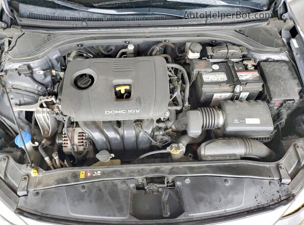 KMHD84LF6HU128017 2017 HYUNDAI ELANTRA Gray უკანა სალონის ხედი