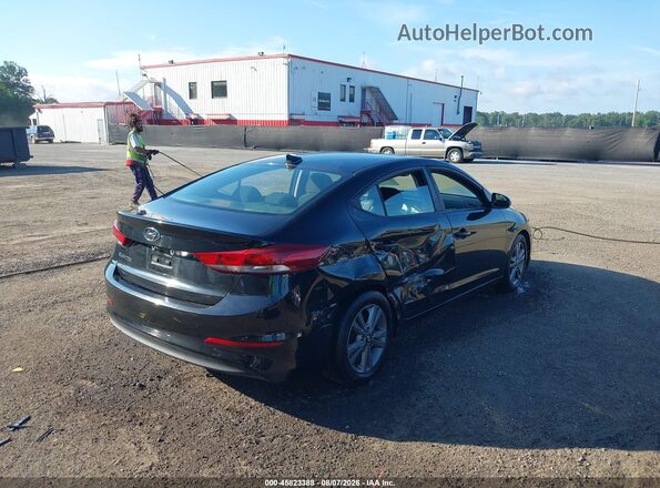 KMHD84LF6HU252451 2017 HYUNDAI ELANTRA Black Tył prawy