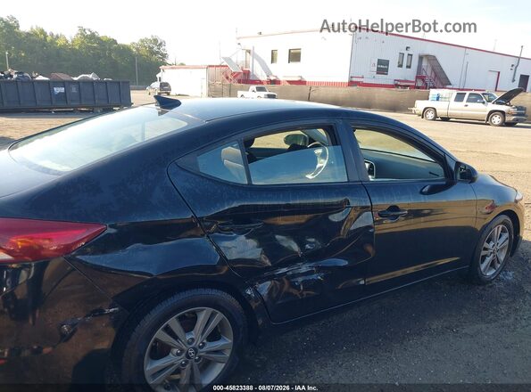 KMHD84LF6HU252451 2017 HYUNDAI ELANTRA Black Widok z przodu