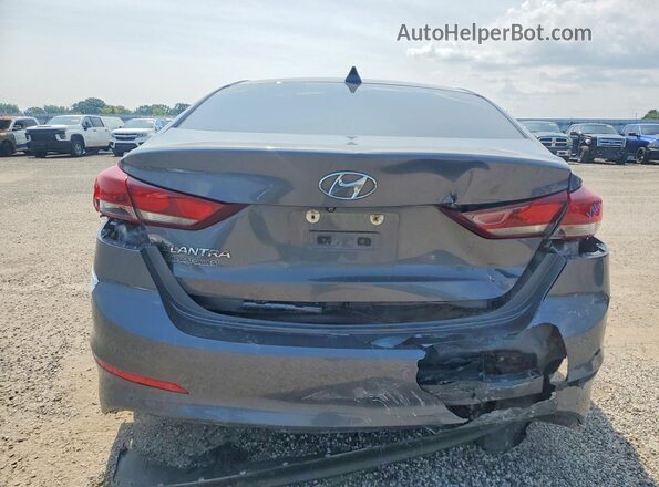 KMHD84LF6HU268505 2017 HYUNDAI ELANTRA Gray Vista trasera