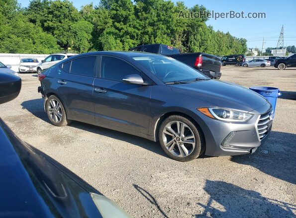 KMHD84LF6HU268505 2017 HYUNDAI ELANTRA Gray Delantero derecho