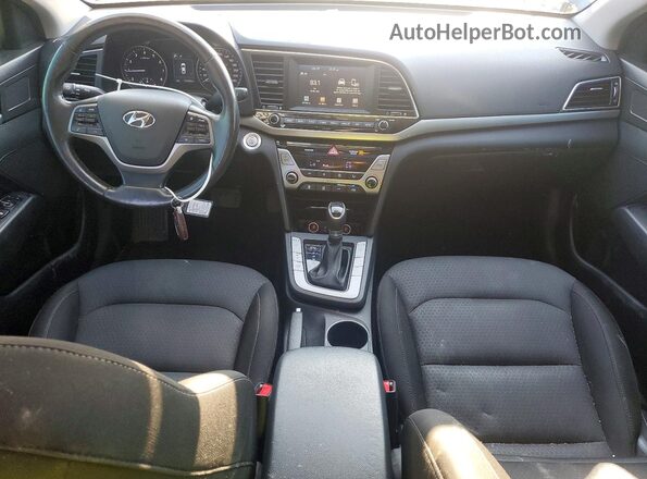 KMHD84LF6HU268505 2017 HYUNDAI ELANTRA Gray Vista del salpicadero
