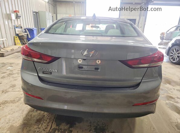 KMHD84LF6JU496932 2018 HYUNDAI ELANTRA Silver Հետևի տեսք