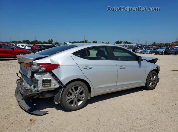 KMHD84LF6JU519271 2018 HYUNDAI ELANTRA Silver უკანა მარჯვენა
