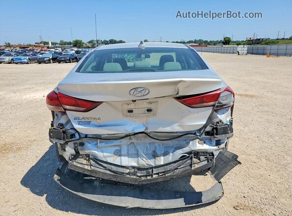 KMHD84LF6JU519271 2018 HYUNDAI ELANTRA Silver უკანა ხედი