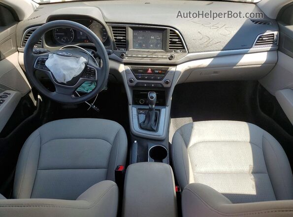 KMHD84LF6JU519271 2018 HYUNDAI ELANTRA Silver წინა პანელის ხედი