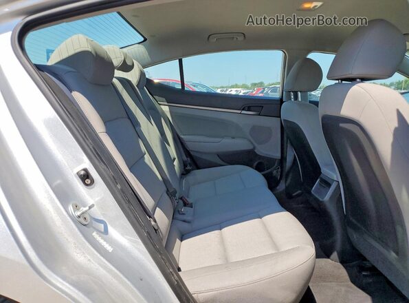 KMHD84LF6JU519271 2018 HYUNDAI ELANTRA Silver უკანა სავარძლების ხედი