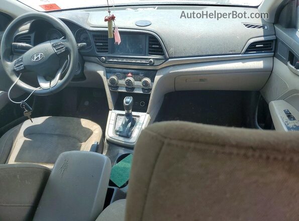 KMHD84LF6KU744422 2019 HYUNDAI ELANTRA Red წინა პანელის ხედი