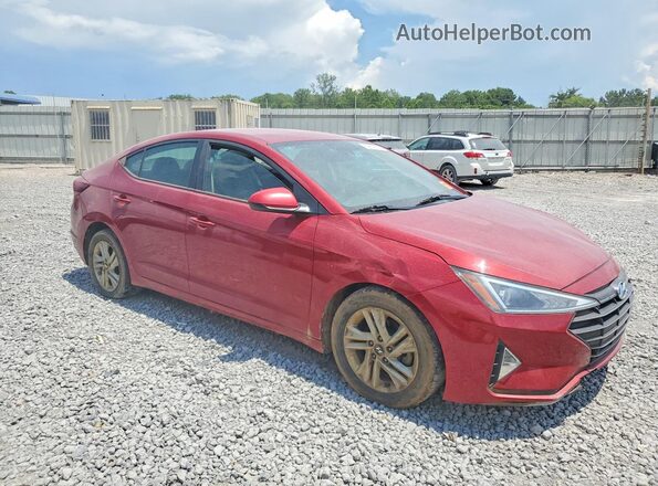 KMHD84LF6KU744422 2019 HYUNDAI ELANTRA Red წინა მარჯვენა