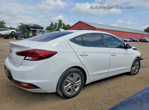KMHD84LF6KU747739 2019 HYUNDAI ELANTRA White Tył prawy