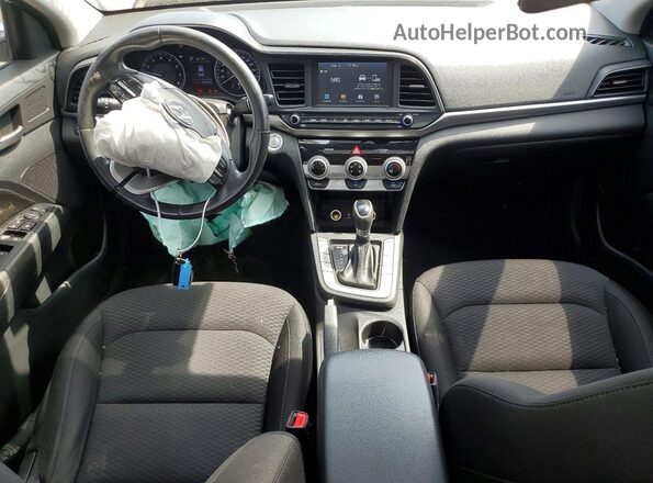 KMHD84LF6KU747739 2019 HYUNDAI ELANTRA White Widok deski rozdzielczej