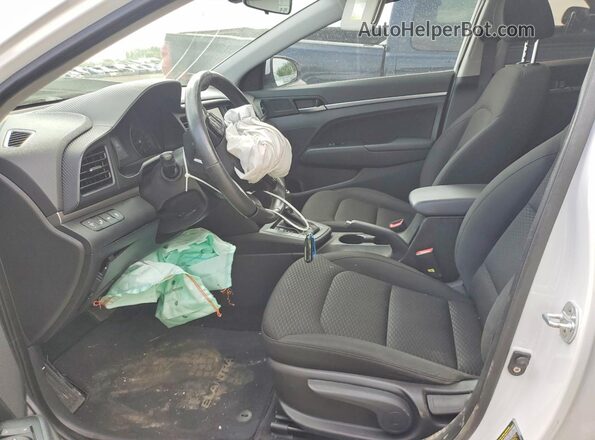 KMHD84LF6KU747739 2019 HYUNDAI ELANTRA White Widok wnętrza z przodu