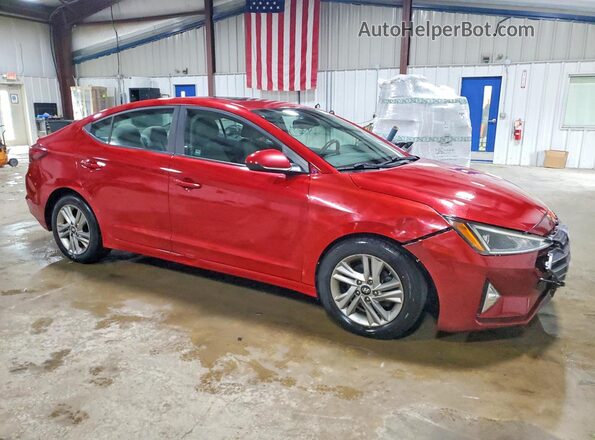 KMHD84LF6KU849235 2019 HYUNDAI ELANTRA Красный Передняя правая четверть