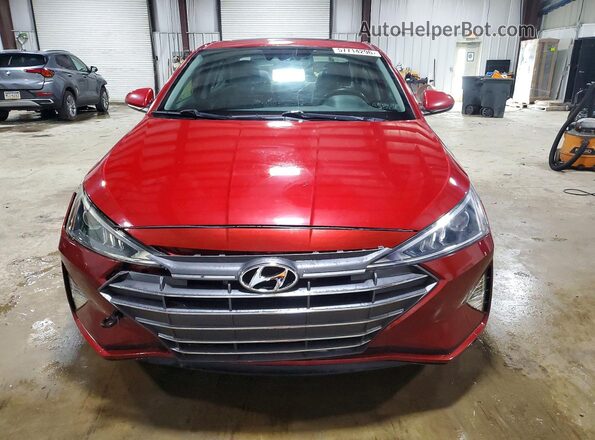 KMHD84LF6KU849235 2019 HYUNDAI ELANTRA Красный Вид спереди