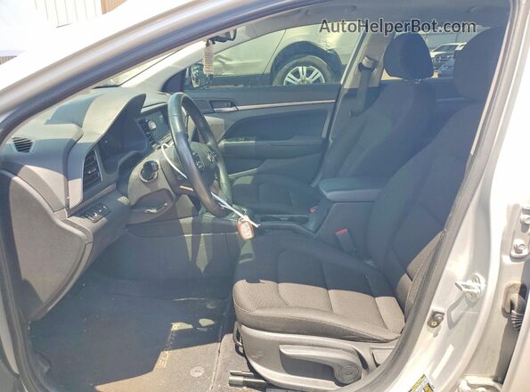 KMHD84LF6KU875074 2019 HYUNDAI ELANTRA Silver Вид салону спереду