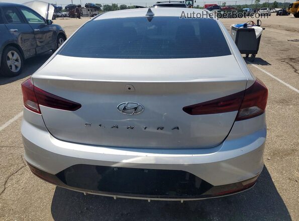 KMHD84LF6KU875074 2019 HYUNDAI ELANTRA Silver Вид ззаду