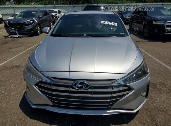 KMHD84LF6KU875074 2019 HYUNDAI ELANTRA Silver Вид спереду