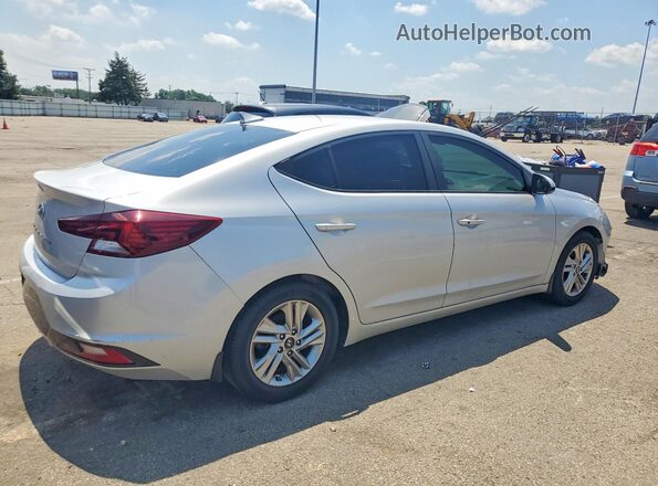 KMHD84LF6KU875074 2019 HYUNDAI ELANTRA Silver Задня права чверть
