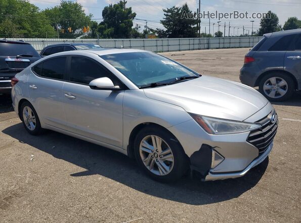 KMHD84LF6KU875074 2019 HYUNDAI ELANTRA Silver Передня права чверть