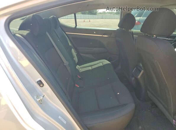KMHD84LF6KU875074 2019 HYUNDAI ELANTRA Silver Вид задніх сидінь