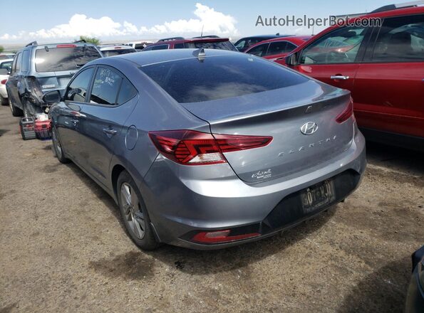 KMHD84LF6KU888455 2019 HYUNDAI ELANTRA Серебряный Задняя правая четверть