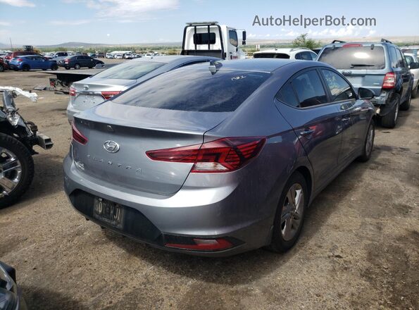 KMHD84LF6KU888455 2019 HYUNDAI ELANTRA Серебряный Передняя правая четверть