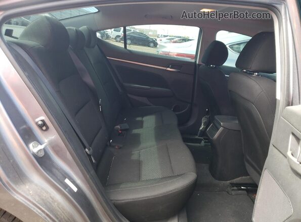 KMHD84LF6KU888455 2019 HYUNDAI ELANTRA Серебряный Вид сзади