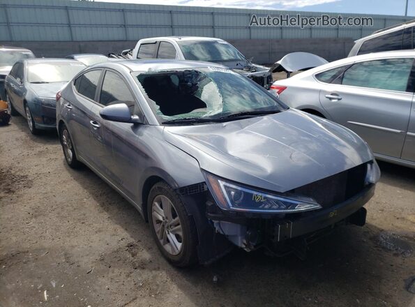 KMHD84LF6KU888455 2019 HYUNDAI ELANTRA Серебряный Вид щитка приборов